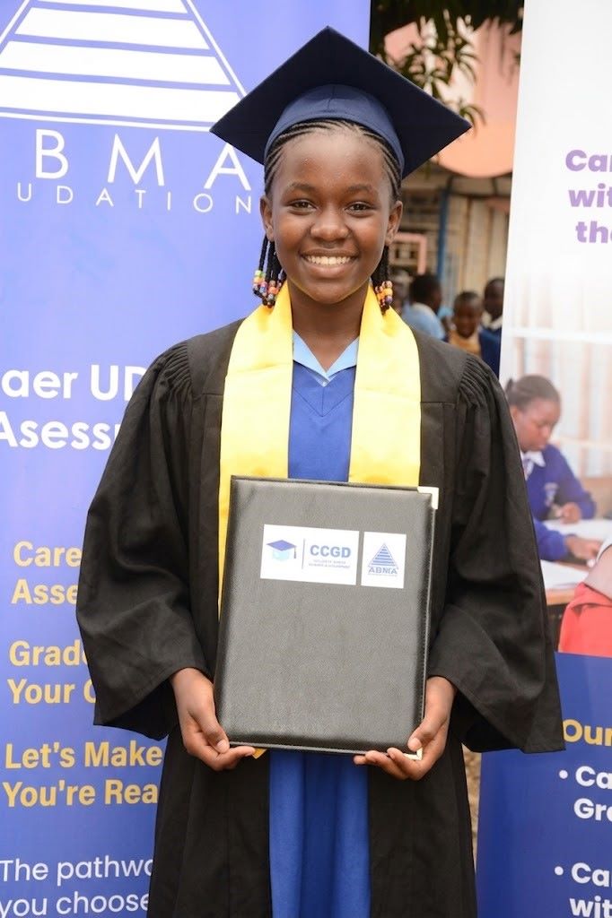 Kenyan student at a crossroads, ready to choose their pathway